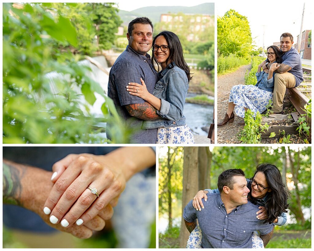 Military Couple Engagement Shoot in the Hudson Valley, New York. 