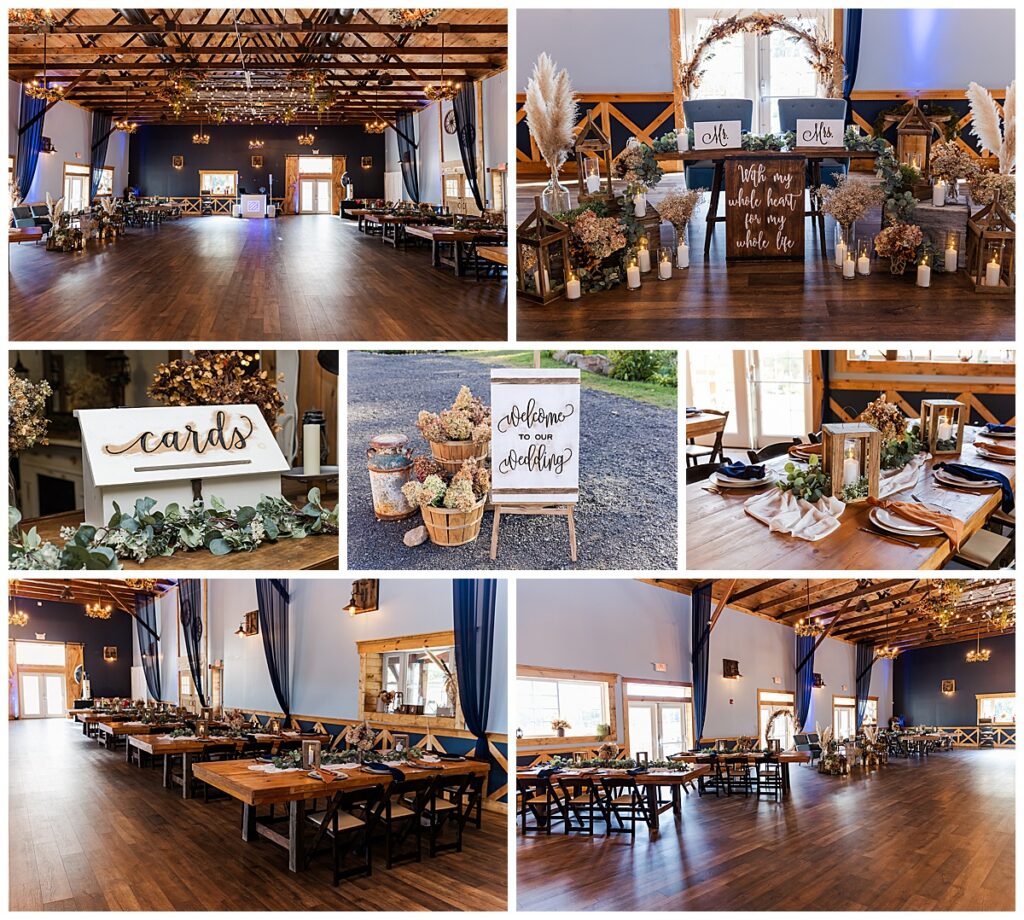 Hudson Valley Military Wedding Venue Decor and Venue Layout